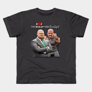 New York Jets Joe D. & Coach Saleh Bald/Bold + Beautiful T-Shirt Kids T-Shirt